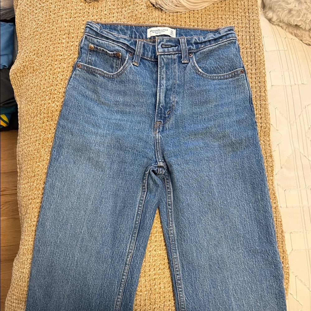 Abercrombie 90s relaxed high rise